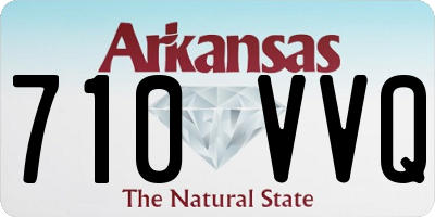 AR license plate 710VVQ