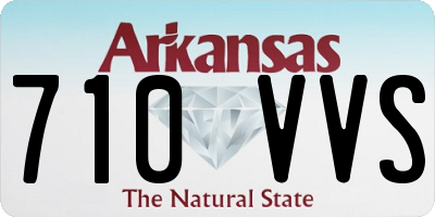 AR license plate 710VVS