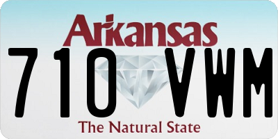 AR license plate 710VWM