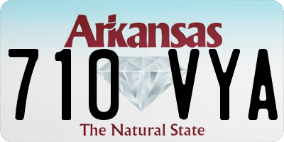 AR license plate 710VYA