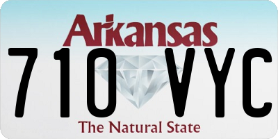 AR license plate 710VYC