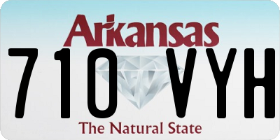AR license plate 710VYH