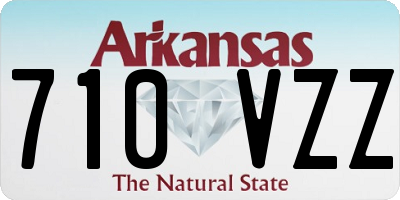 AR license plate 710VZZ