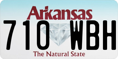 AR license plate 710WBH