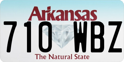 AR license plate 710WBZ