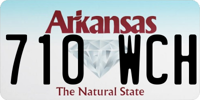 AR license plate 710WCH