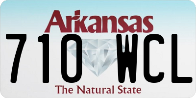 AR license plate 710WCL