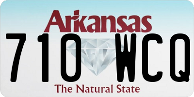 AR license plate 710WCQ
