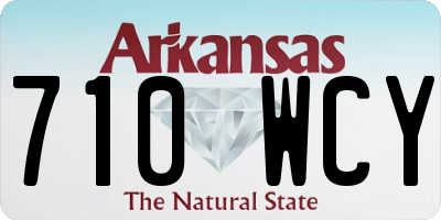 AR license plate 710WCY