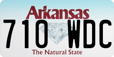 AR license plate 710WDC