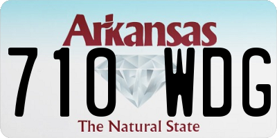 AR license plate 710WDG