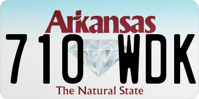 AR license plate 710WDK