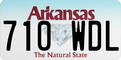 AR license plate 710WDL