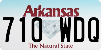 AR license plate 710WDQ