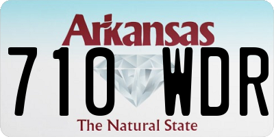 AR license plate 710WDR