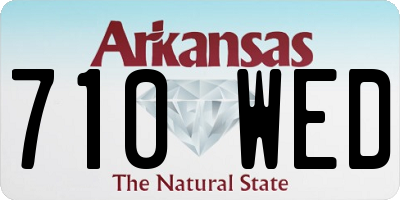 AR license plate 710WED