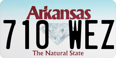 AR license plate 710WEZ
