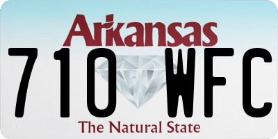 AR license plate 710WFC