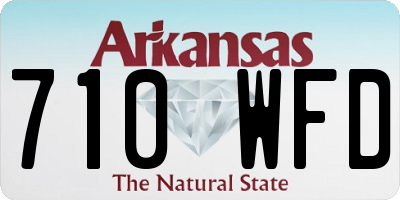 AR license plate 710WFD