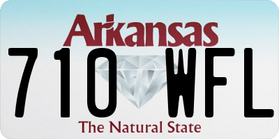 AR license plate 710WFL