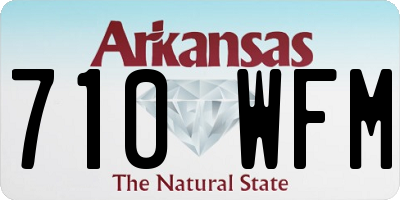 AR license plate 710WFM