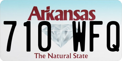 AR license plate 710WFQ