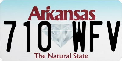AR license plate 710WFV