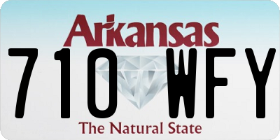AR license plate 710WFY