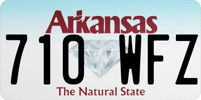 AR license plate 710WFZ
