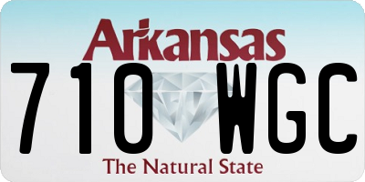 AR license plate 710WGC