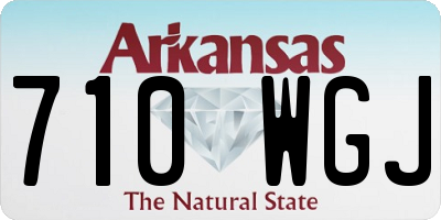 AR license plate 710WGJ