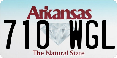 AR license plate 710WGL