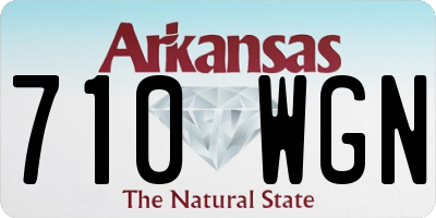 AR license plate 710WGN