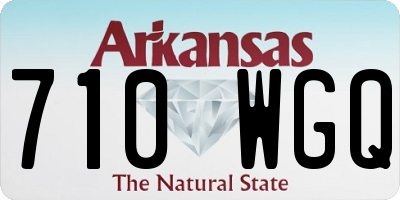 AR license plate 710WGQ