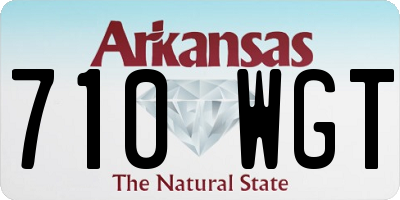 AR license plate 710WGT