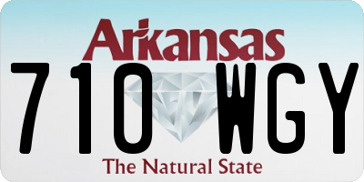 AR license plate 710WGY