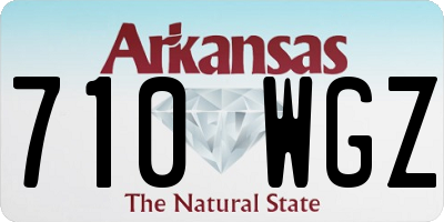 AR license plate 710WGZ