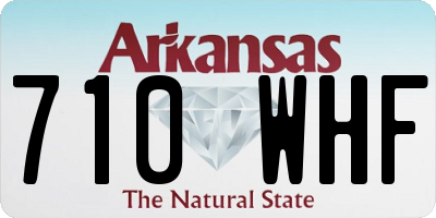 AR license plate 710WHF