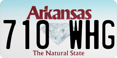 AR license plate 710WHG