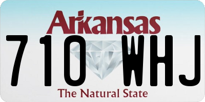 AR license plate 710WHJ
