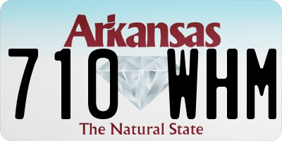 AR license plate 710WHM