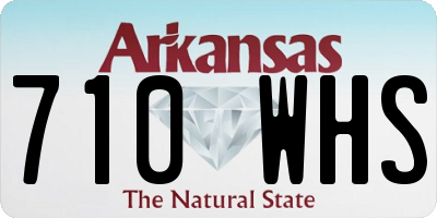 AR license plate 710WHS