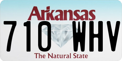 AR license plate 710WHV