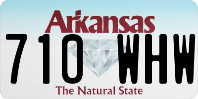 AR license plate 710WHW