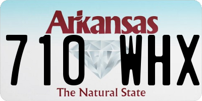 AR license plate 710WHX