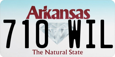 AR license plate 710WIL
