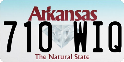 AR license plate 710WIQ