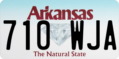 AR license plate 710WJA