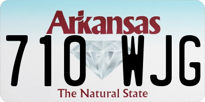AR license plate 710WJG