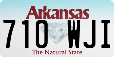AR license plate 710WJI